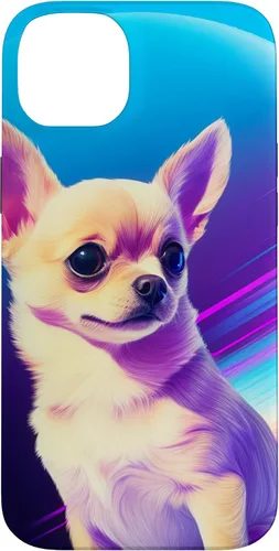 Vista 15 de Chihuahua Dog Retro Rainbow para Chihuahua Dog Lovers Case para iPhone 17
