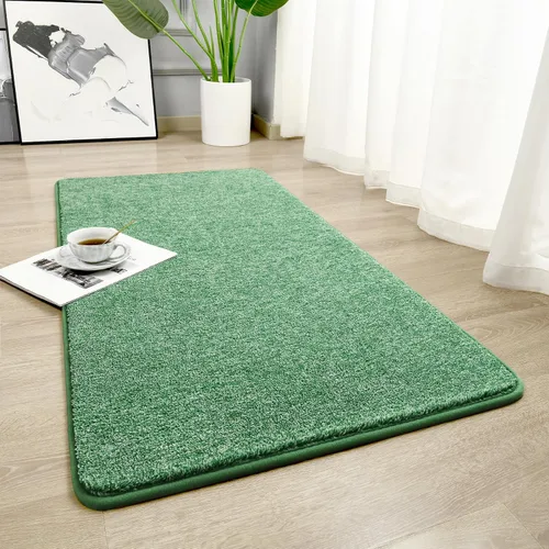 Vista 31 de Chicrug - Alfombra geométrica moderna de 2 x 6 pies para dormitorio o pasillo Negro Geometric