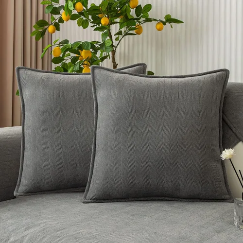 Vista 16 de vctops Funda de sofá con diseño de rayas cheurón estilo granja, protector de muebles de color sólido, funda de sofá suave antideslizante para Verde