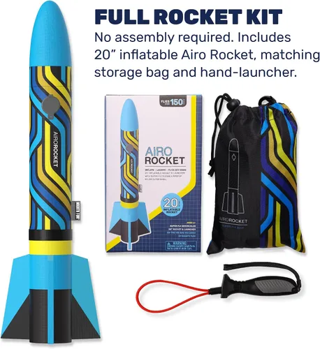 Vista 4 de Airo Rocket™ - Lanzacohetes inflable para niños - Se eleva 150 pies