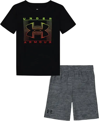 Vista 27 de Under Armour baby-girls Ua Terrazzo Leopard Heart SetShort Set