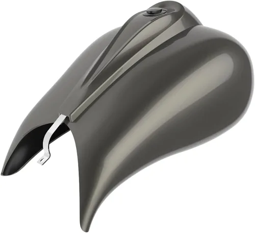 Vista 31 de Cubiertas de tanque estiradas con consola de tablero y tapa de tanque de combustible, cubiertas de combustible de galón para Harley Touring Whisky