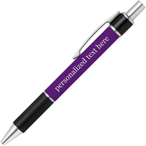 Vista 37 de Bolígrafo personalizado – Nombre o mensaje personalizado – Colores o impresiones – Regalo de papelería, suministros para la escuela de negocios