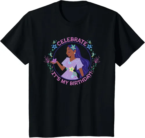 Vista 27 de Disney Encanto Isabela Madrigal It's My Birthday - Camiseta, Negro