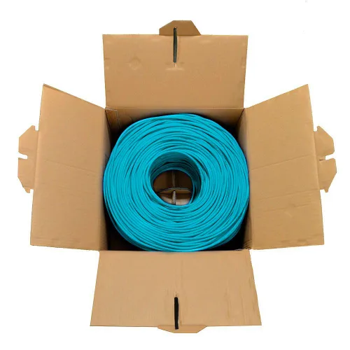 Vista 4 de Dripstone Cable Ethernet CAT6 de 1000 pies, cable LAN de red a granel, 23 AWG, UTP sólido, 550 MHz, cable de Internet de alta velocidad