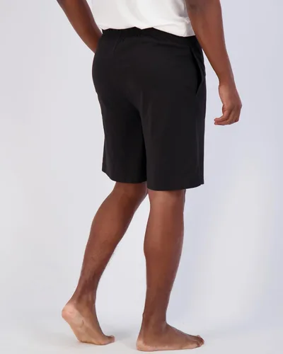 Vista 3 de Real Essentials Paquete de 3 pantalones cortos de pijama de punto ultrasuave de algodón para hombre y ropa de descanso