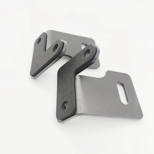 Vista 2 de Soportes de montaje de luz de bisagra de parabrisas aptos para Jeep Wrangler TJ YJ 87-06