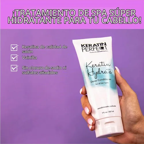 Vista 3 de Keratin Perfect KP Hydrate - 7oz