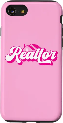 Vista 18 de iPhone 12 Pro Max Agente de Bienes Raíces Mujer Rosa Caso