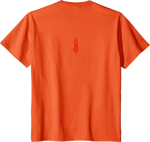 Vista 76 de Slipknot Tribal Calavera playera, niños 12, Rojo