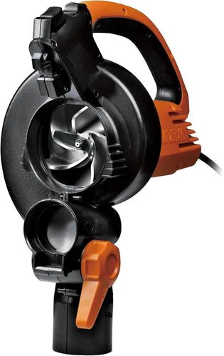 Vista 2 de WORX WG505 Trivac - Soplador eléctrico 3 en 1 de 12 amperios, aspirador de hojas/triturador, con impulsor metálico para trituración fina