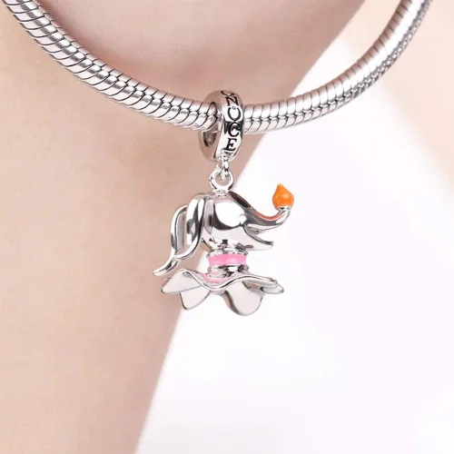Vista 5 de GNOCE Colgante de plata de ley para perro fantasma con linterna de nariz, dije de perro de Halloween para pulsera o collar para mascotas