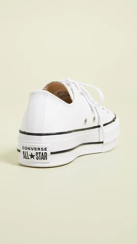 Vista 4 de Converse Chuck Taylor All Star Lift Industrial Glam Ox OroNegro Poliéster Adulto Entrenadores Zapatos