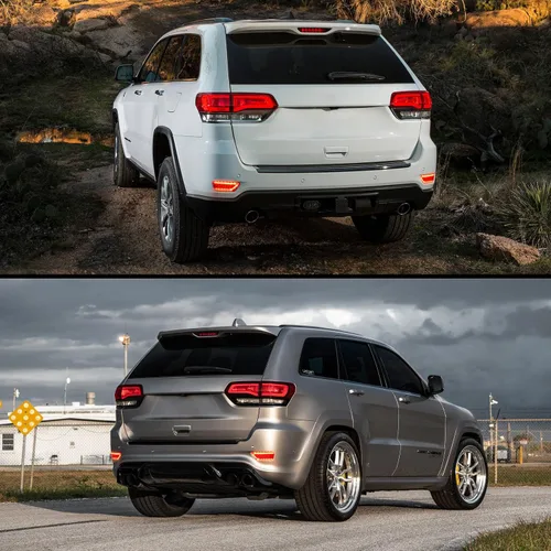 Vista 8 de Lámpara reflectora de parachoques trasero compatible con Jeep Grand Cherokee 2012-2018, Patriot 2013-2017, Dodge Journey 2012-2020 Reflectores