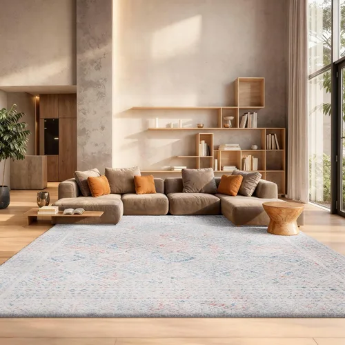 Vista 16 de Safavieh - Alfombra decorativa de la colección Tulum, modelo TUL264F, estilo marroquí, bohemio y desgastado, no suelta pelusa, para sala, vestíbulo
