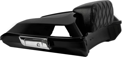 Vista 4 de HECASA Maleta de equipaje Razor con respaldo Argyle compatible con modelos Harley Davidson 1997-2023 Touring Street Glide Road Glide Road King