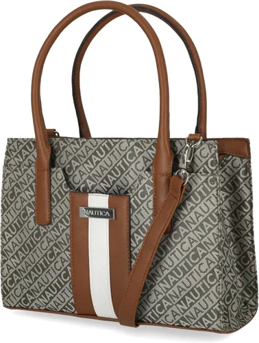 Vista 6 de Nautica Bolso Satchel Sandy Jr. Top Handel para Mujer con Correa Cruzada Extraíble