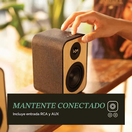 Vista 5 de House of Marley Uplift - Altavoces Bluetooth para estantería, acabado