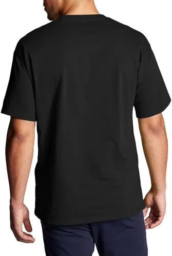 Vista 2 de Champion - Camiseta para hombre, de algodón de peso medio, de cuello redondo, con texto (talla regular o Big & Tall)