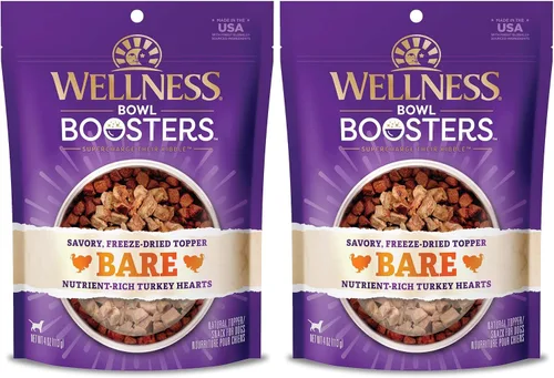 Vista 20 de Wellness Bowl Boosters Bare, complemento para comida de perro para razas pequeñas, medianas y grandes, sin cereales, natural, liofilizado