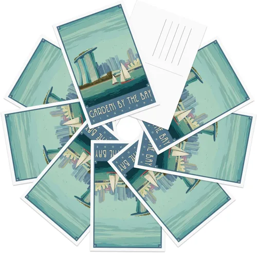 Vista 15 de gaeaverse Amsterdam Países Bajos Postales de paisaje vintage 9 piezas/juego de tarjetas de felicitación de ciudades del mundo para negocios, viajes