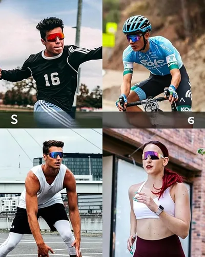 Vista 5 de Polarized Sports Sunglasses for Men Women Youth Baseball Running Cycling Driving Fishing Tennis Golf Motor TAC UV400 TR90