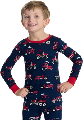 Vista 4 de Hatley Conjunto de pijama estampado de manga larga de algodón orgánico para niños