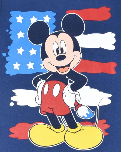Vista 5 de Disney Camiseta sin mangas de Mickey Mouse y pantalones cortos de malla para niños pequeños