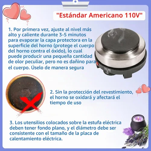 Vista 6 de SAEUYVB Kit de fabricación de velas/suministros con placa caliente