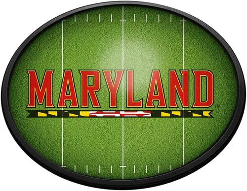 Vista 6 de The Fan-Brand NCAA Alabama Crimson Tide: Letrero de pared ovalado con luz – Decoración de fútbol, baloncesto, béisbol y deportes universitarios