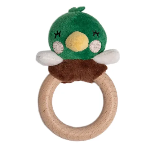 Vista 15 de Pearhead Mordedor de bebé de dinosaurio, anillo de dentición de silicona
