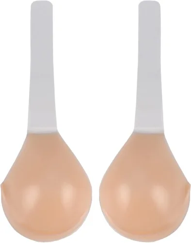 Vista 2 de Invisilift - Brasier para pecho grande, brasier adhesivo para mujer, reutilizable, cinta de silicona con correas
