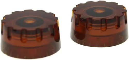 Vista 3 de Dopro 2 perillas de marcación rápida moleteadas para guitarra LP de Estados Unidos (Imperial), 24 ranuras finas, pomos de control para ollas Les