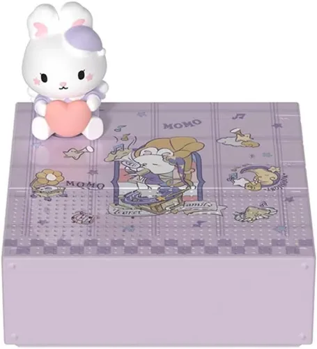 Vista 10 de ICARER - Altavoz pequeño inalámbrico, altavoz Bluetooth de animales Kawaii con tiempo de reproducción de 20 horas y tarjeta TF, caja de música