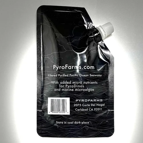 Vista 7 de DinoNutrient Paquete de 3 – Agua de mar filtrada del océano Pacífico con nutrientes para plancton bioluminiscente