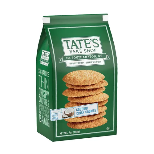 Vista 9 de Tate's Bake Shop Galletas crujientes de coco, 7 onzas