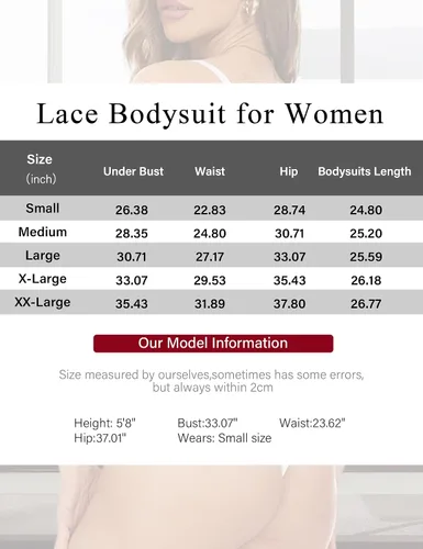 Vista 6 de Quzzion Lace Bodysuit Women Tummy Control V Neck Tank Tops Backless Shapewear Thongs One Piece Sexy Lingerie