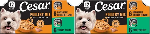 Vista 13 de Cesar Gourmet - Comida húmeda para perros, paquete de 12