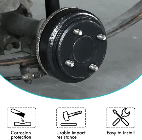Vista 3 de 10L0L Tambores de freno trasero para carrito de golf para Club Car DS 1995-up,Club Car Precedent 2004-up Gas &Electric,OEM # 1017911-01,1018232-01