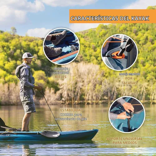 Vista 7 de Kayak de pesca de por vida, pescador Yukon 116