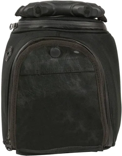Vista 5 de Milwaukee Leather SH677 Bolsa de tanque magnética negra pequeña textil para motocicleta, talla única