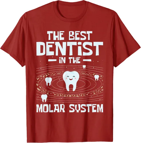 Vista 39 de El mejor dentista - Molar Teeth Dental Odontología DDS Camiseta Negro