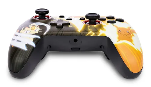 Vista 8 de PowerA Enhanced Wired Controller for Nintendo Switch - Pokémon Pikachu vs. Meowth