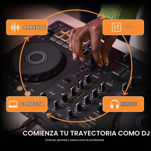 Vista 10 de Pioneer DJ DDJ-FLX4 - Controlador DJ de 2 decks, para Rekordbox y Serato - Grafito