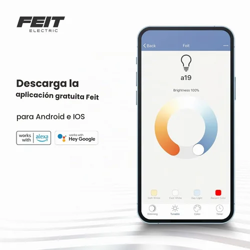 Vista 10 de Feit Electric Enchufe inteligente, enchufe WiFi compatible con Alexa y Google Home, enchufe interior, no requiere concentrador, red de 2.4 GHz