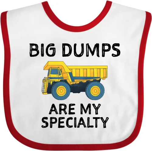 Vista 18 de inktastic Big Dumps Are My Specialty - Divertido y lindo babero para bebé