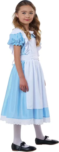 Vista 2 de Disfraz de Alice para niñas, M, Un solo