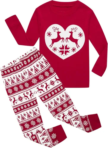 Vista 29 de Demifill Conjunto de pijamas de Halloween para niños y niñas, pijamas de Navidad, ropa de dormir para niños y niñas