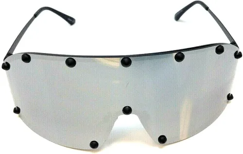 Vista 2 de Dweebzilla Gafas de sol de aviador de lujo de una pieza con lente protectora futurista