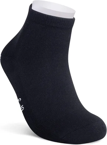 Vista 6 de Raigoo Calcetines de agarre para niños (de 4 a 16 años), calcetines deportivos acolchados para hospital, para niños y niñas